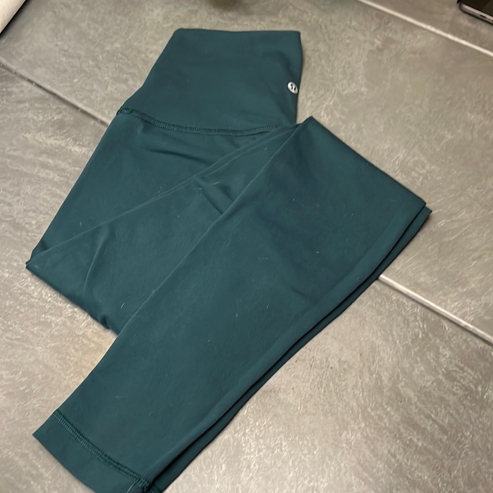 Lululemon Wunder Under High Rise Teal Green